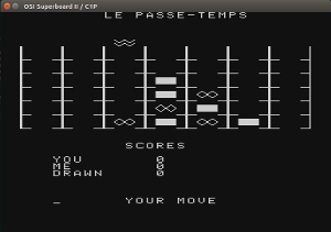 Screenshot of Le Passe-Temps